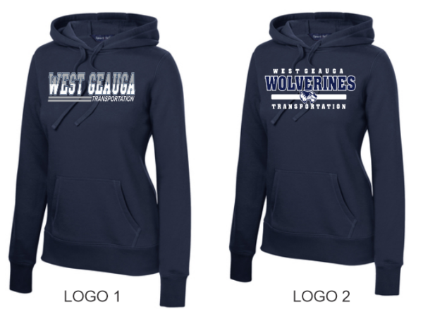 04.) West Geauga Transportation LST254 Women's Pullover Hooded Sweatshirt