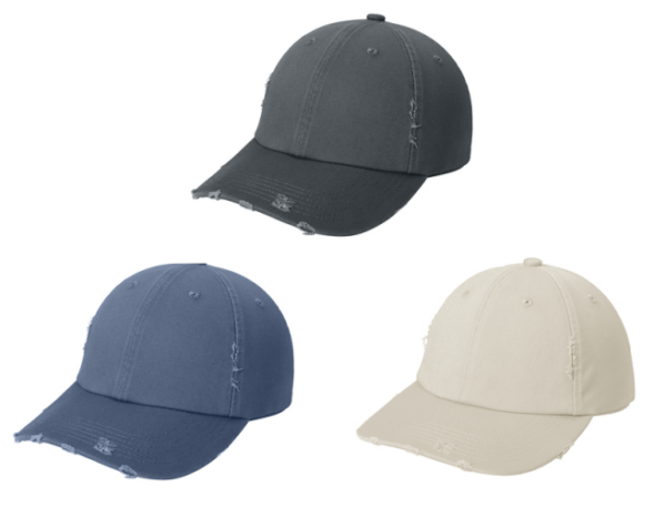 37.) Hudson Hawks Football DT600 Embroidered Distressed Cap