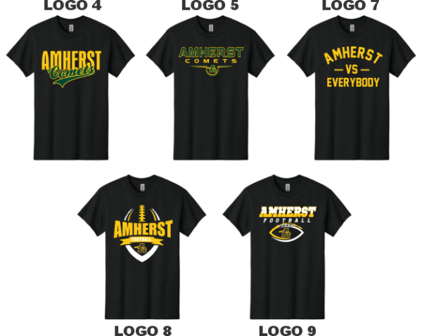 01A.) Amherst Fall Spiritwear 5000 S/S Cotton Tee