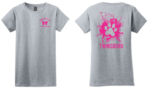 06.) Twinsburg High School Cheerleading 64000L S/S Softstyle Ladies Tee