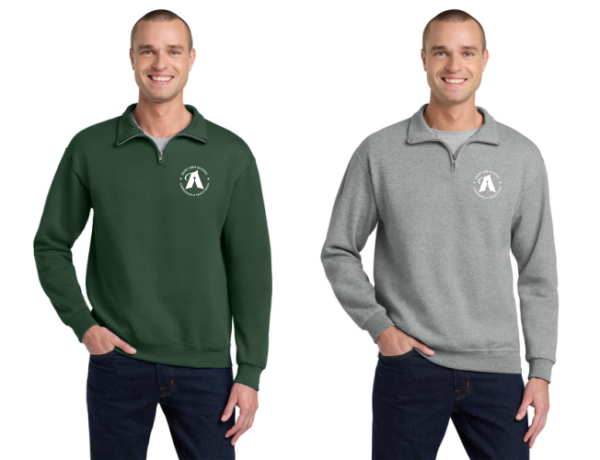 11.) Saint Ann Uniform 995M Cadet Collar Sweatshirt