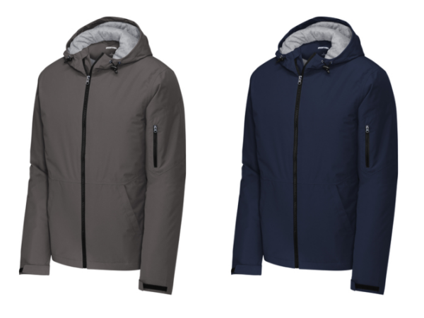 20.) Hudson Hawks porristas JST56 Jacket de aislamiento impermeable bordado