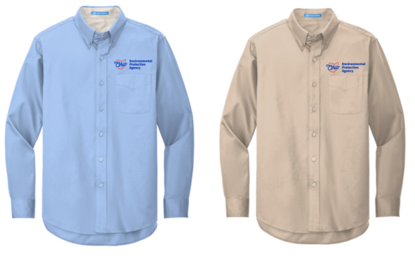 43.) Ohio EPA TLS608 Embroidered Tall Long Sleeve Easy Care Shirt