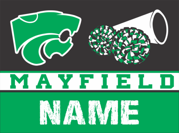 11.) Mayfield Middle School Cheerleading Yard Sign