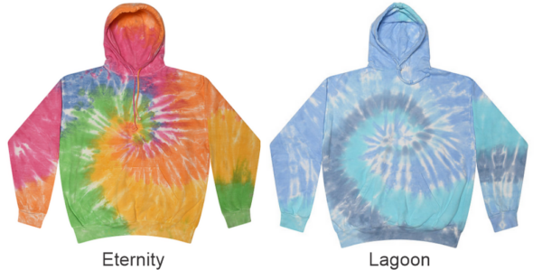 08.) Lewis Elementary Fall Spiritwear 8777 Tie-Dye Hoodie