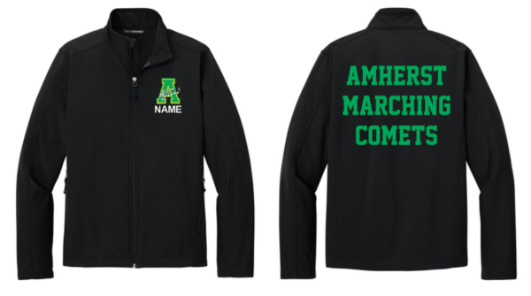 17.) Amherst Marching Band J317 Embroidered Core Soft Shell Jacket