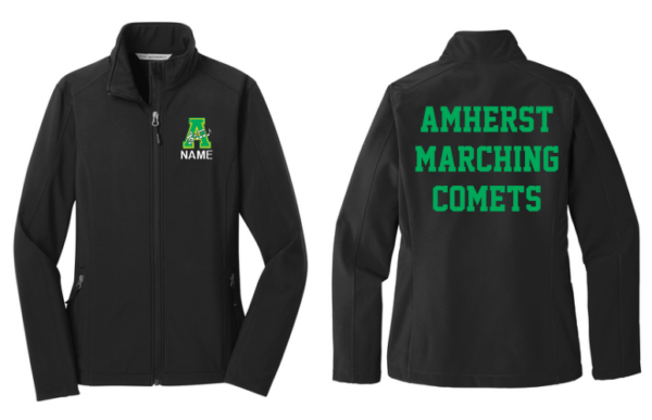 18.) Amherst Marching Band L317 Embroidered Ladies Core Soft Shell Jacket