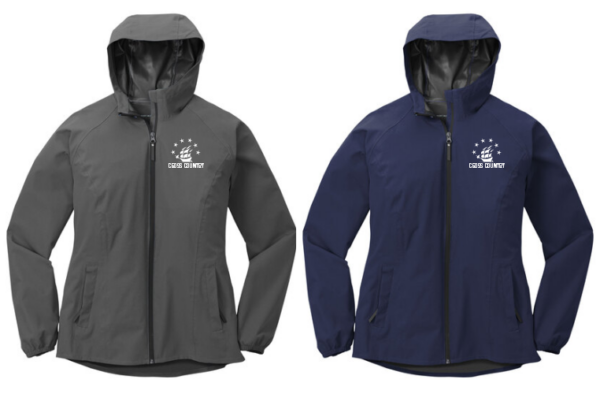 18.) Hudson Girls Cross Country L407 Embroidered Ladies Rain Jacket