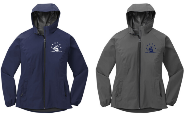 14.) Hudson MS Field Hockey L407 Embroidered Ladies Rain Jacket