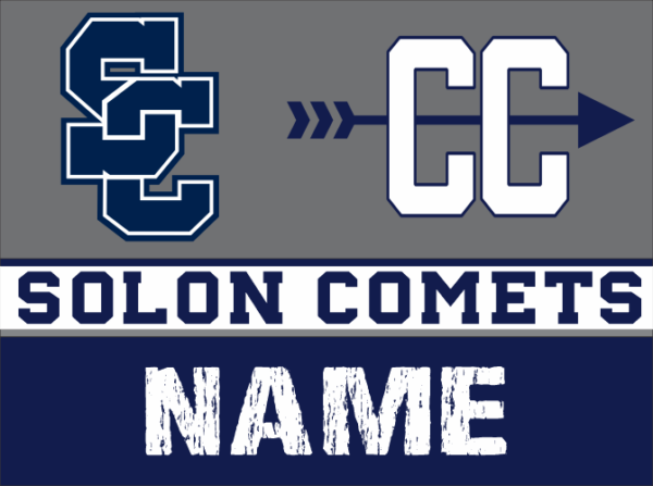 15.) Solon Middle School Cross Country Yard Sign