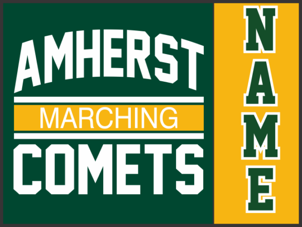 34.) Amherst Band Yard Sign