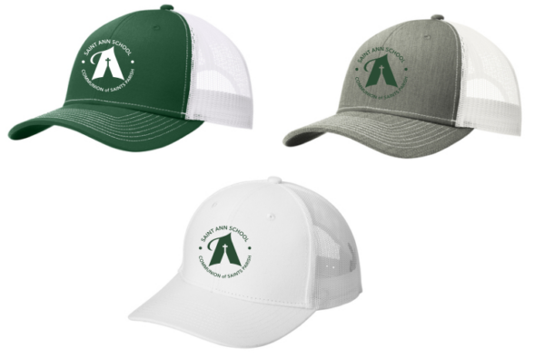 09.) Communion of Saints/St Ann's Spiritwear C112 Embroidered Snapback Trucker Cap