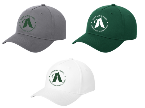 10.) Communion of Saints/St Ann's Spiritwear CP86 Embroidered Five-Panel Twill Cap