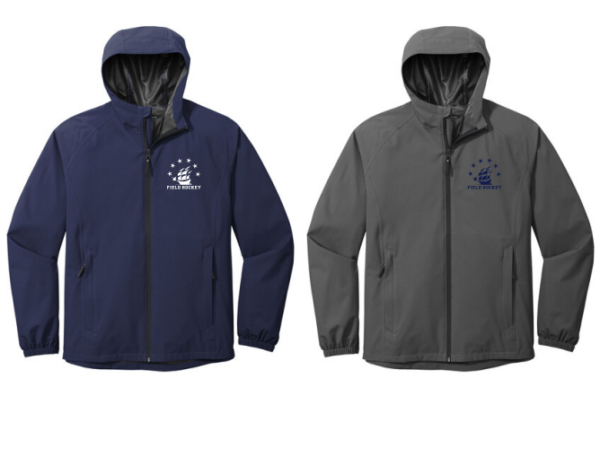 13.) Hudson MS Field Hockey J407 Embroidered Essential Rain Jacket