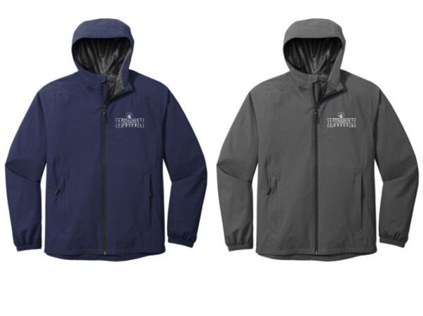 06.) Hudson MS Cheerleading J407 Embroidered Essential Rain Jacket