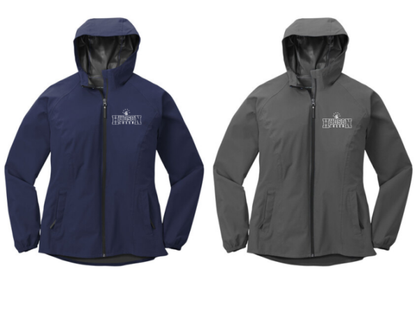 07.) Hudson MS Cheerleading L407 Embroidered Ladies Rain Jacket