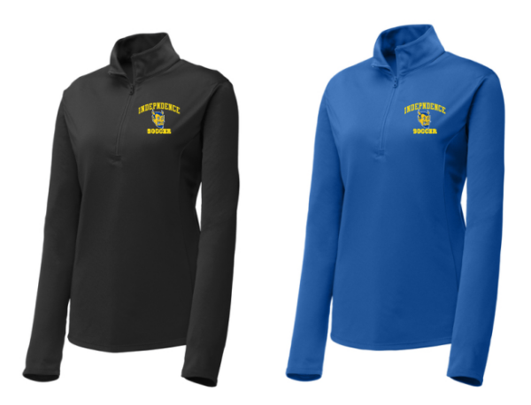 19.) Independence Girls Soccer LST357 Embroidered PosiCharge® Competitor™ 1/4-Zip Pullover