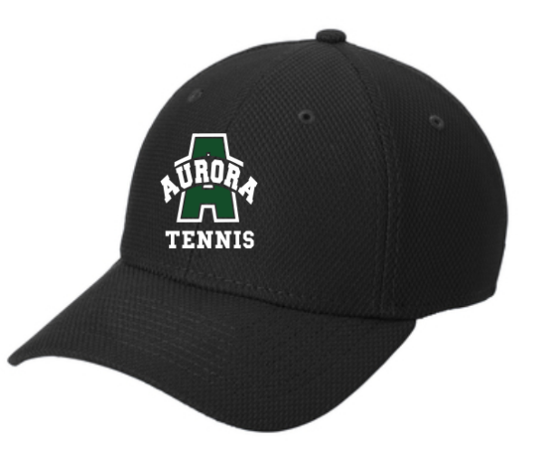 09.) Aurora Tennis NE1121 Embroidered Diamond Era Stretch Cap
