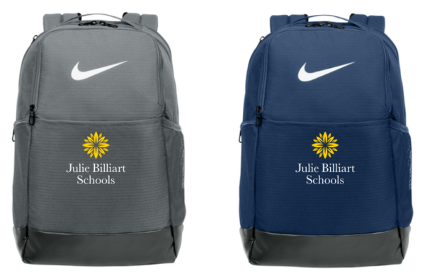 35.) Julie Billiart NKDH7709 Embroidered Nike Brasilia Medium Backpack