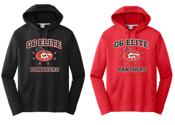 05.) Ginn Elite Football PC590H Performance Fleece Pullover Hooded Sweatshirt