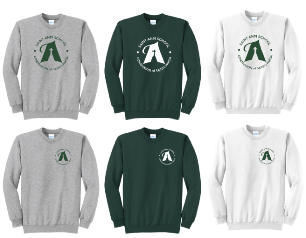 03.) Communion of Saints/St Ann's Spiritwear PC78 Cotton Crewneck