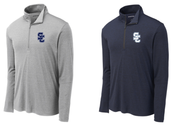15.) Lewis Elementary Fall Spiritwear ST469 Embroidered Light Color Endeavor 1/4-Zip Pullover