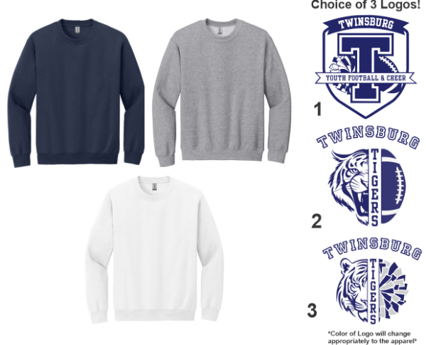 12.) Tyfc Spiritwear 18000 Cuello redondo de algodón.