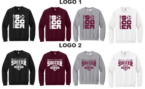 03.) Woodridge Soccer 18000 Sudadera de cuello de la tripulación