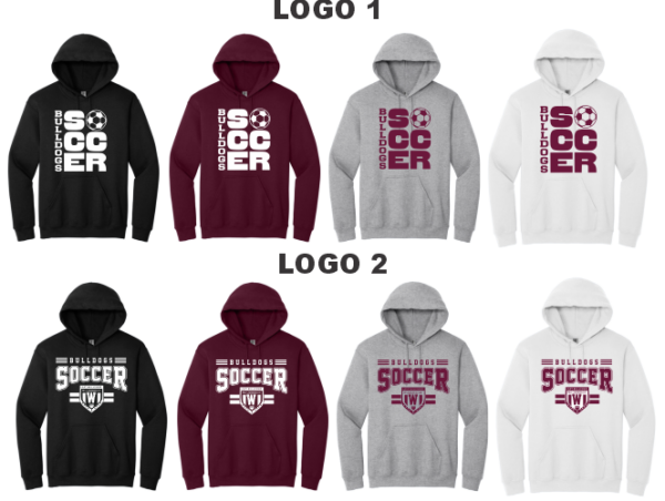 04.) Woodridge Soccer 18500 Sudadera con capucha de algodón