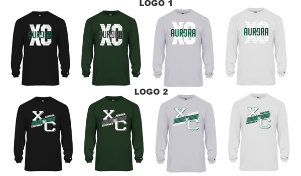 09.) Aurora HS/MS Cross Country 4104/2104 TEE L/S DRI-FIT