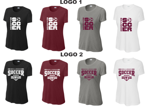 07.) Woodridge Soccer LST350 S/S Ladies Cut Dri-Fit Tee