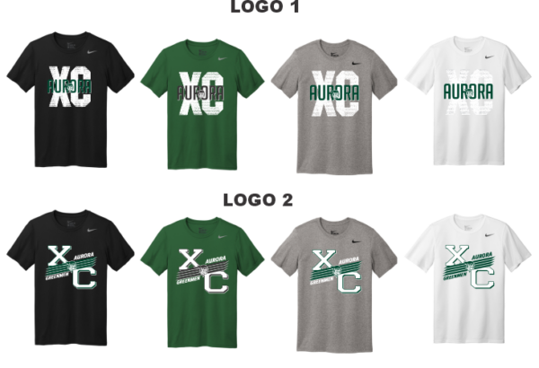 06.) Aurora HS/MS Cross Country DV7299/DV7317 Nike Team rLegend Tee