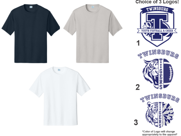 15.) TYFC Spiritwear PC380 S/S DRI-Fit Tee